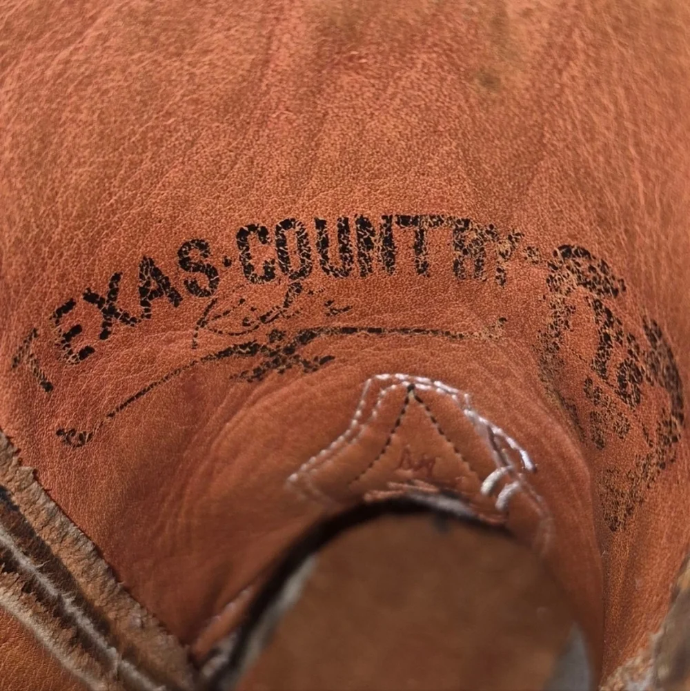 Texas Country Kids Western Cowboy Boots - Brown
